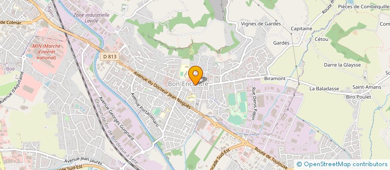 localisation de l'entreprise MADAME MARIE TISSOT  AGEN