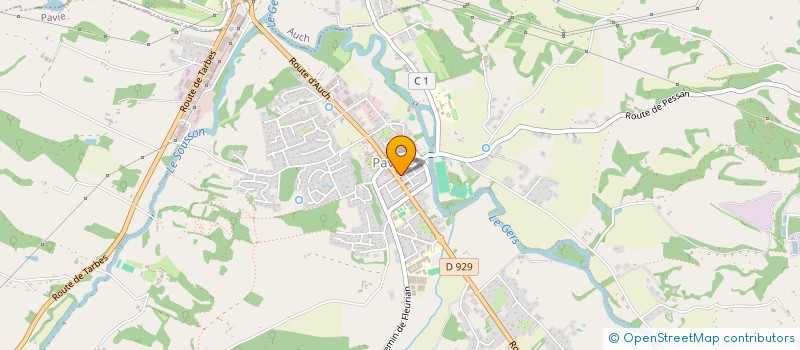 localisation de l'entreprise MADAME MARIE TOLLE  PAVIE