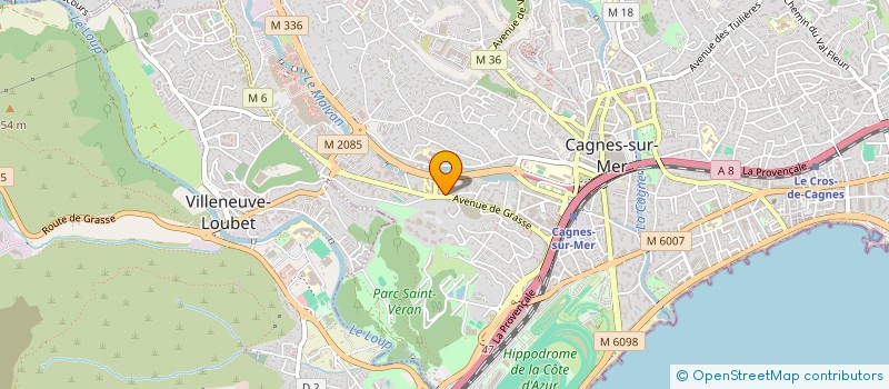 localisation de l'entreprise MADAME MARIE TONTA à CAGNES-SUR-MER