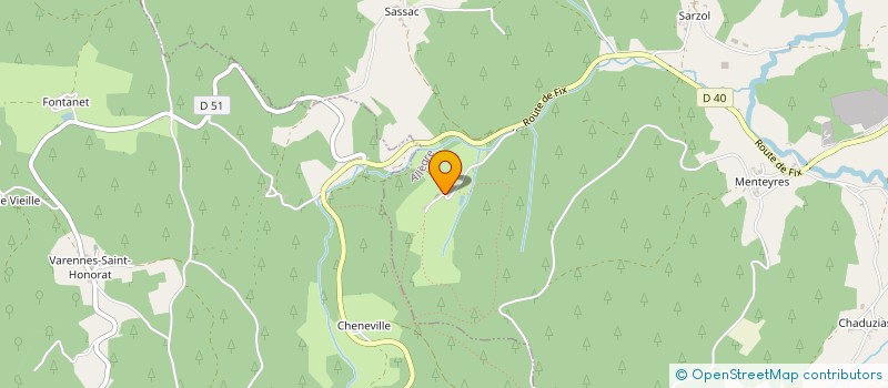 localisation de l'entreprise MADAME MARIE TORANCHE  ALLEGRE