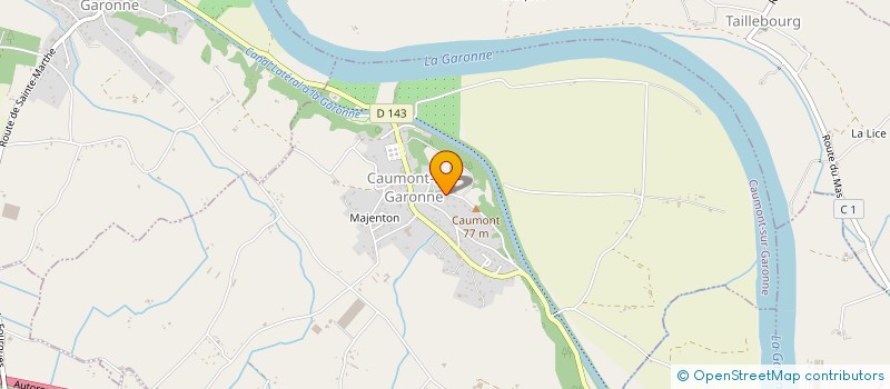 localisation de l'entreprise MADAME MARIE TORRES  CAUMONT-SUR-GARONNE