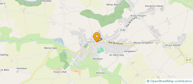 localisation de l'entreprise MADAME MARIE TOULHOAT à SPEZET