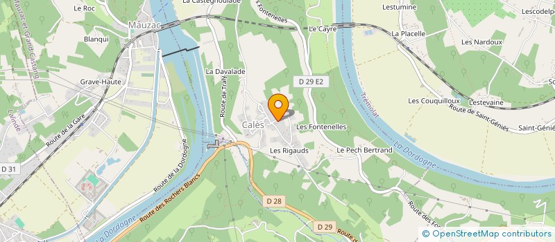 localisation de l'entreprise MADAME MARIE TOULIN  CALES