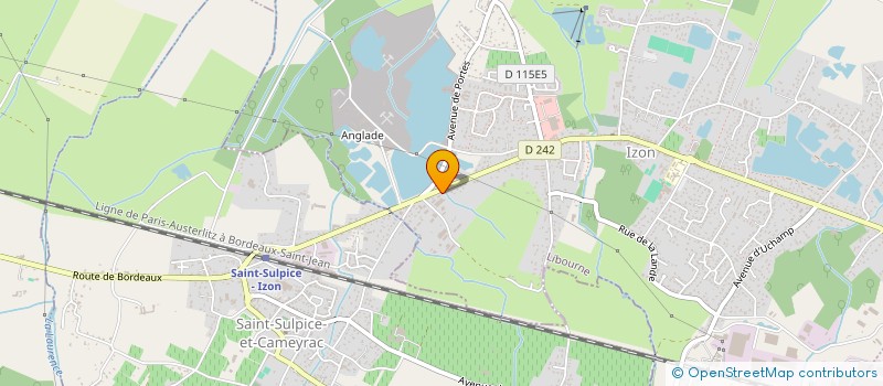 localisation de l'entreprise MADAME MARIE TOULLAT  IZON