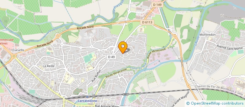 localisation de l'entreprise MADAME MARIE TOURNIER  CARCASSONNE