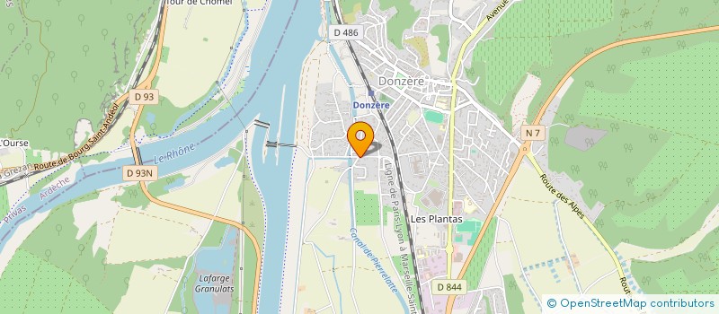 localisation de l'entreprise MADAME MARIE TOURNIER  DONZERE