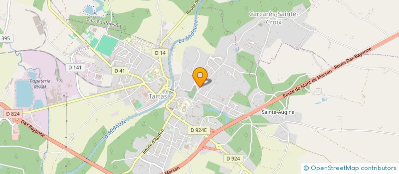 localisation de l'entreprise MADAME MARIE TOUYA  TARTAS