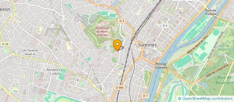 localisation de l'entreprise MADAME MARIE TOUZET à SURESNES