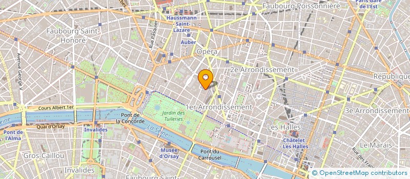 localisation de l'entreprise MADAME MARIE TRAN à PARIS