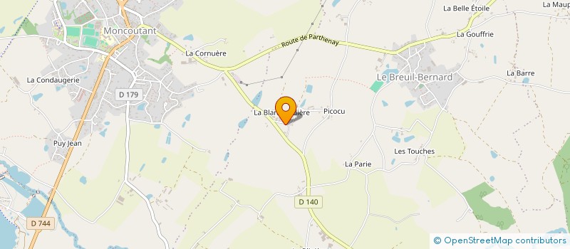 localisation de l'entreprise MADAME MARIE TRANCHET  MONCOUTANT-SUR-SEVRE