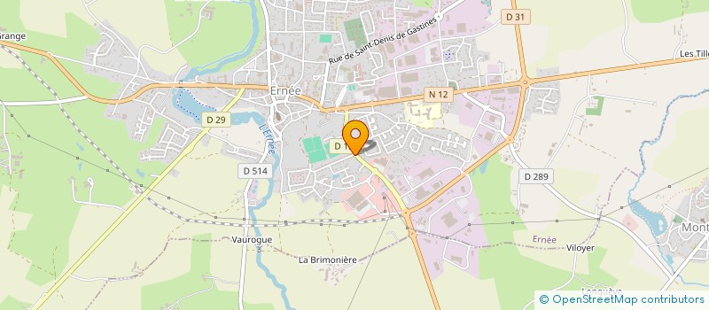 localisation de l'entreprise MADAME MARIE TRECAN  ERNEE