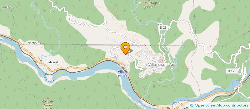 localisation de l'entreprise MADAME MARIE TREDEZ à VILLARS-SUR-VAR