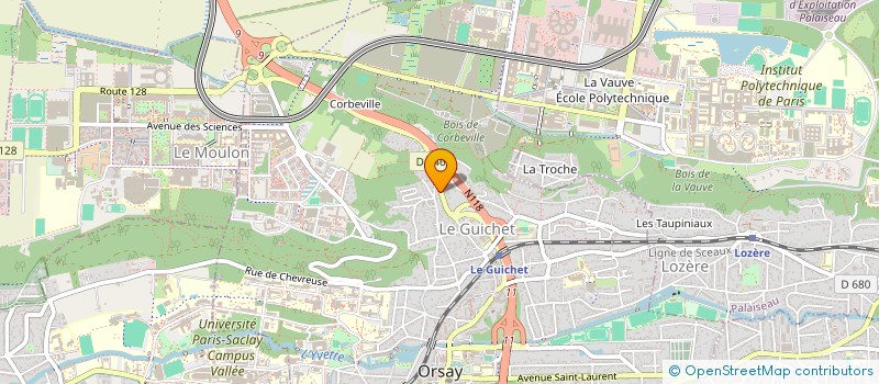 localisation de l'entreprise MADAME MARIE TREMOLIERES  ORSAY