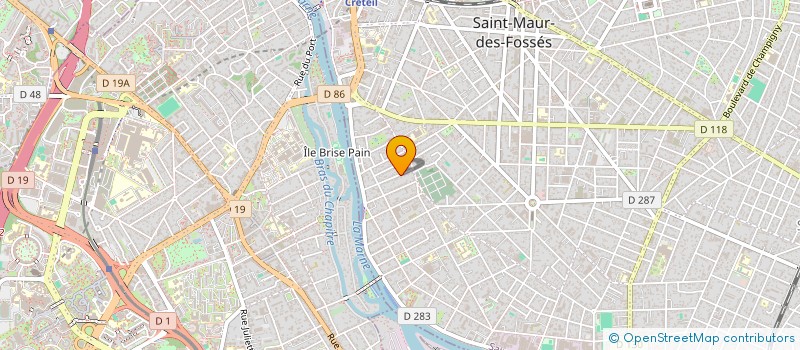 localisation de l'entreprise MADAME MARIE TRESSET à SAINT-MAUR-DES-FOSSES