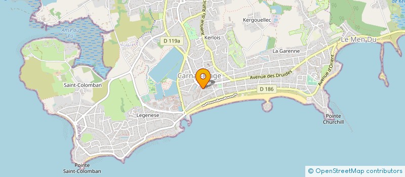 localisation de l'entreprise MADAME MARIE TRETOUT  CARNAC