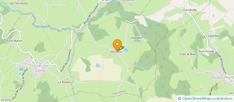 localisation de l'entreprise MADAME MARIE TRICAUD  FOURNEAUX