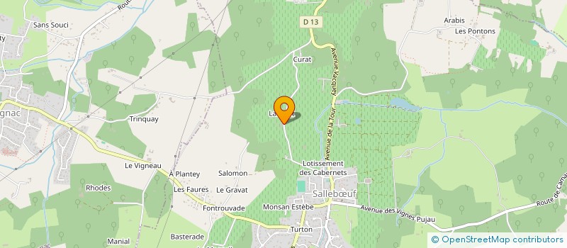 localisation de l'entreprise MADAME MARIE TRICHARD  SALLEBUF