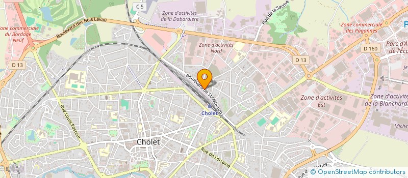 localisation de l'entreprise MADAME MARIE TRICOIRE à CHOLET