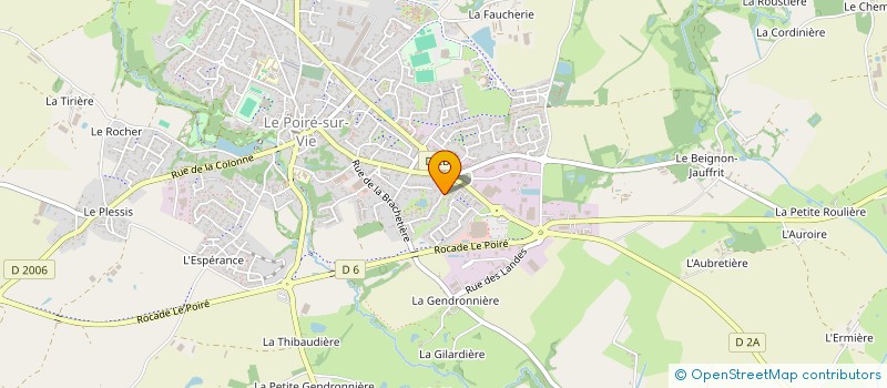 localisation de l'entreprise MADAME MARIE TRIESTE  LE POIRE-SUR-VIE