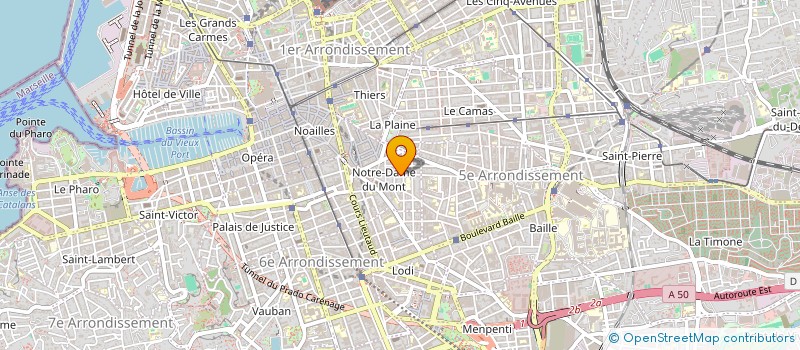 localisation de l'entreprise MADAME MARIE TRIFAULT à MARSEILLE