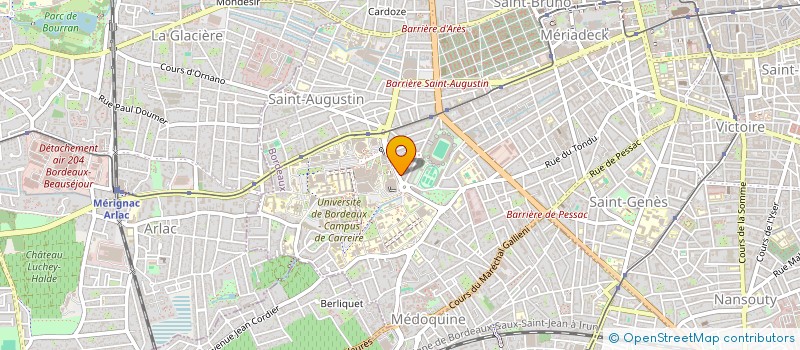 localisation de l'entreprise MADAME MARIE TRINQUE SANZ  BORDEAUX