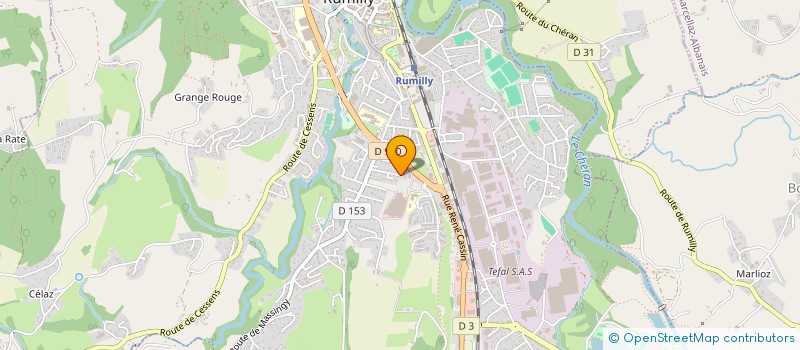 localisation de l'entreprise MADAME MARIE TRIQUET  RUMILLY