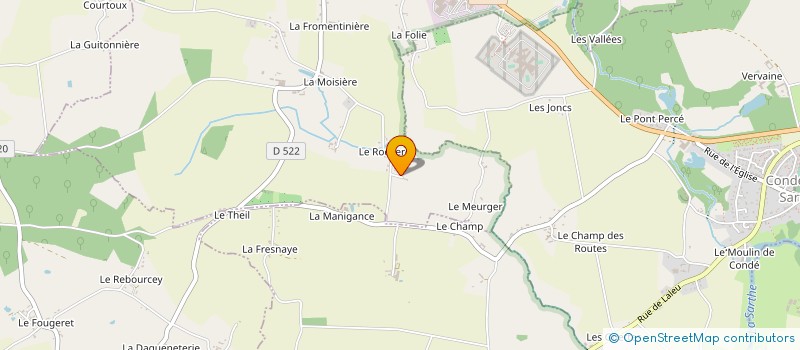 localisation de l'entreprise MADAME MARIE TROLET à ECOUVES