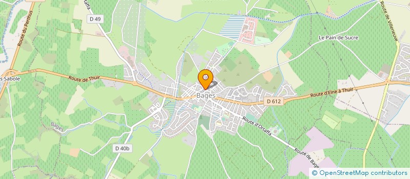 localisation de l'entreprise MADAME MARIE TRONI  BAGES