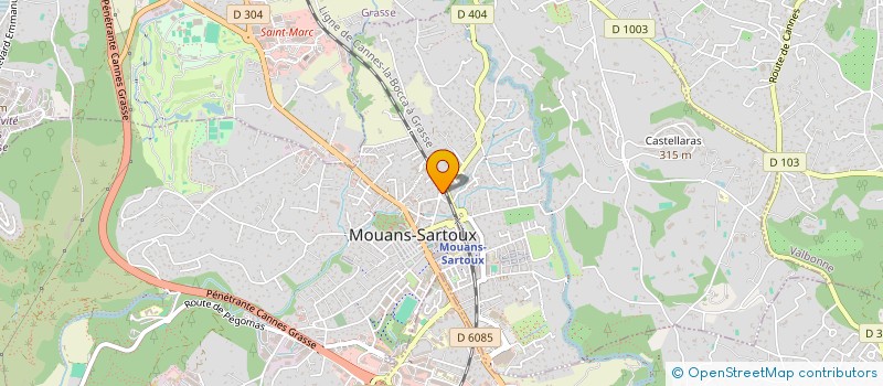 localisation de l'entreprise MADAME MARIE TROUCHAUD  MOUANS-SARTOUX