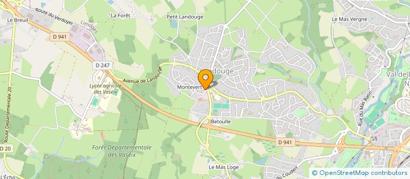 localisation de l'entreprise MADAME MARIE TROUTAUD à LIMOGES