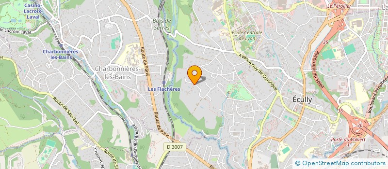 localisation de l'entreprise MADAME MARIE TROUVE  ECULLY