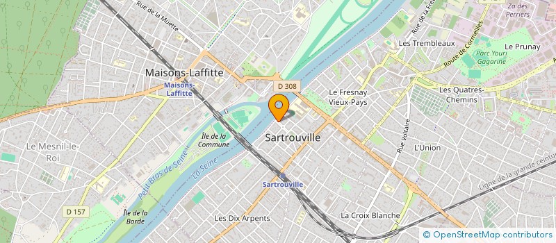 localisation de l'entreprise MADAME MARIE TRUCHON  SARTROUVILLE