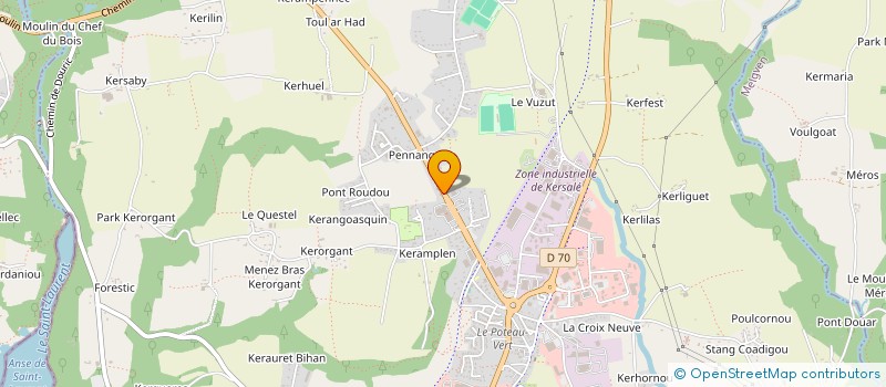 localisation de l'entreprise MADAME MARIE TUCKWOOD  CONCARNEAU