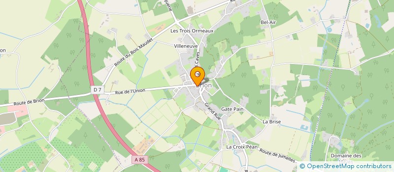 localisation de l'entreprise MADAME MARIE TULASNE à BEAUFORT-EN-ANJOU
