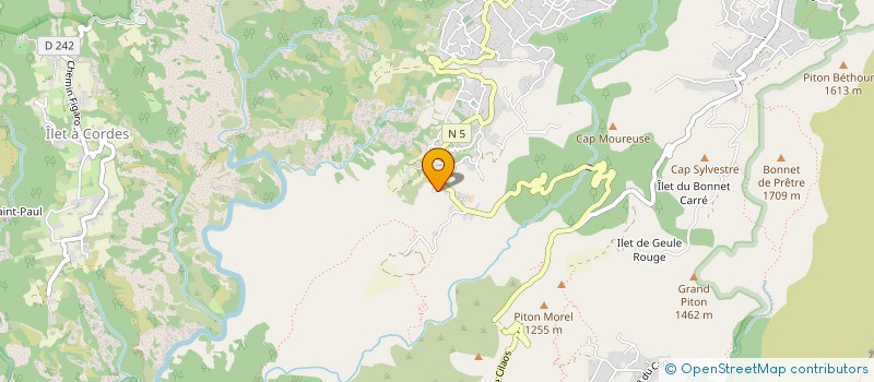 localisation de l'entreprise MADAME MARIE TURPIN  CILAOS