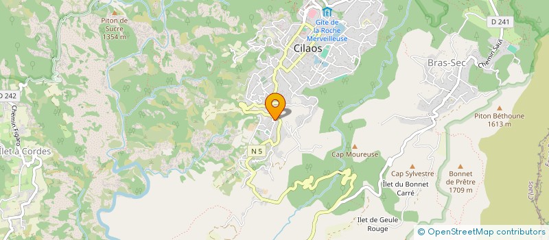 localisation de l'entreprise MADAME MARIE TURPIN DARID à CILAOS