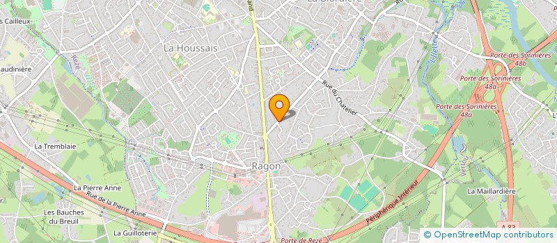 localisation de l'entreprise MADAME MARIE TYMEN  REZE