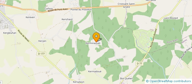 localisation de l'entreprise MADAME MARIE TYREL DE POIX  TREGUNC