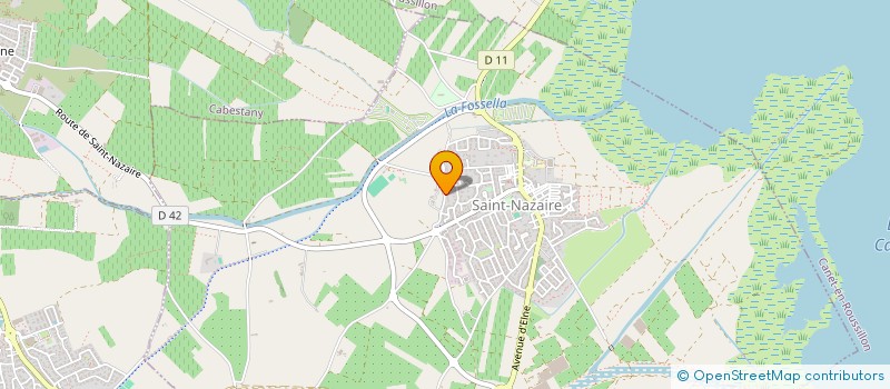 localisation de l'entreprise MADAME MARIE UBACH  SAINT-NAZAIRE