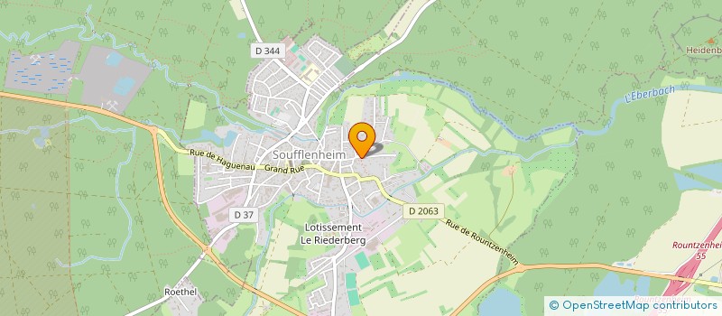 localisation de l'entreprise MADAME MARIE UHRIG  SOUFFLENHEIM