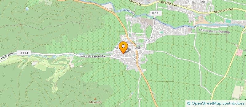 localisation de l'entreprise MADAME MARIE ULRICH  AMMERSCHWIHR