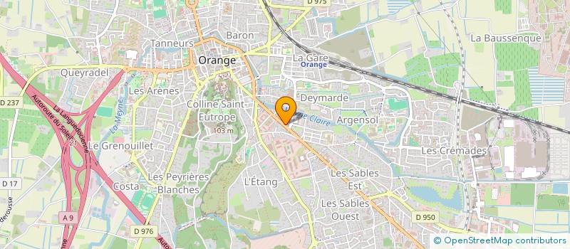 localisation de l'entreprise MADAME MARIE URAS  ORANGE