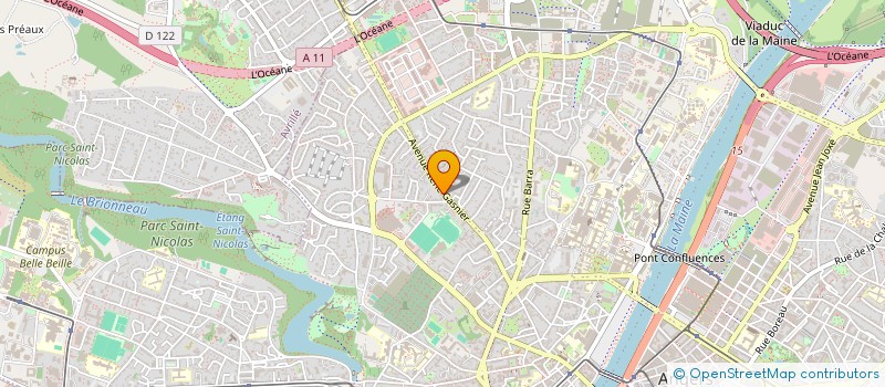 localisation de l'entreprise MADAME MARIE URCERA  ANGERS