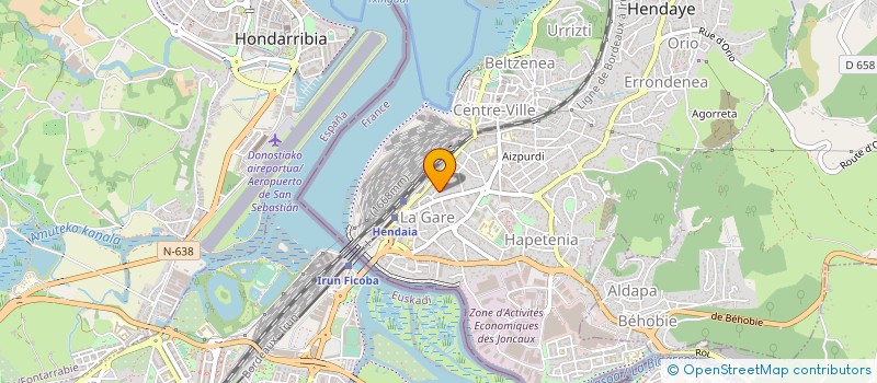 localisation de l'entreprise MADAME MARIE URRUTIA  HENDAYE