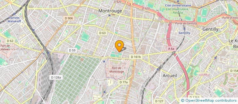 localisation de l'entreprise MADAME MARIE URRUTY à MONTROUGE