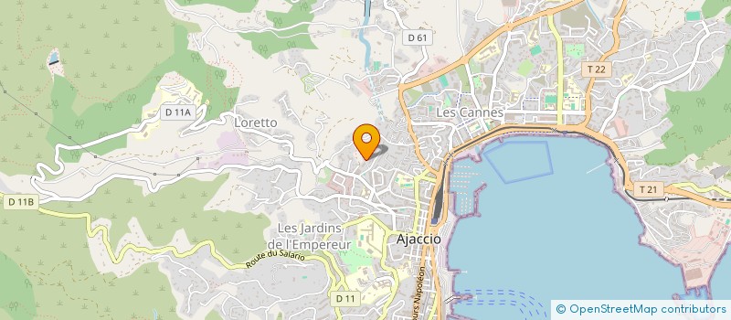 localisation de l'entreprise MADAME MARIE UTHURRY à AJACCIO