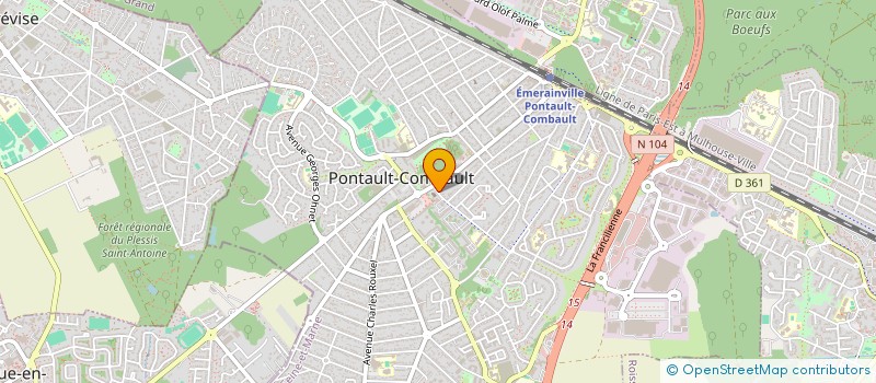 localisation de l'entreprise MADAME MARIE UVARGNY à PONTAULT-COMBAULT