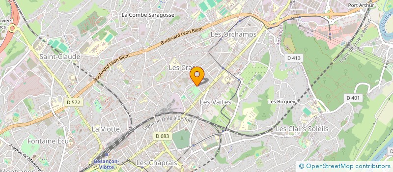 localisation de l'entreprise MADAME MARIE VACHER  BESANCON