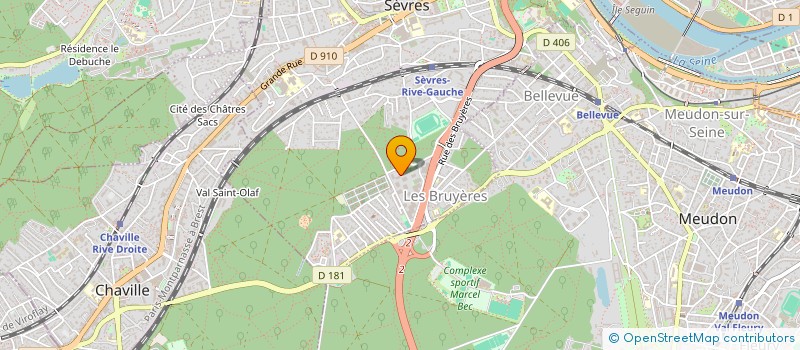 localisation de l'entreprise MADAME MARIE VAGNEY à SEVRES