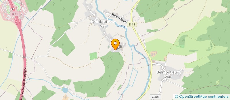 localisation de l'entreprise MADAME MARIE VAILLANT  AOUZE